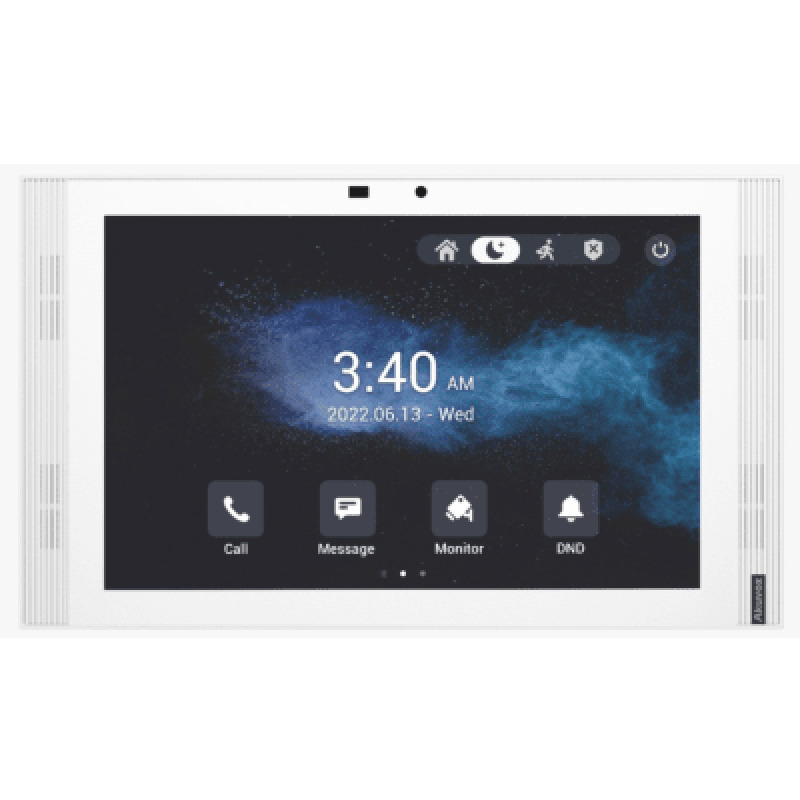 MONITOR DE 10 IPS LCD / CERTIFICADO POR GOOGLE PLAY STORE / ANDROID 12 OS / WIFI 6 / POE /  SIP / ENTRADAS DE ALARMA / ADMINISTRACIÓN 100 EN LA NUBE