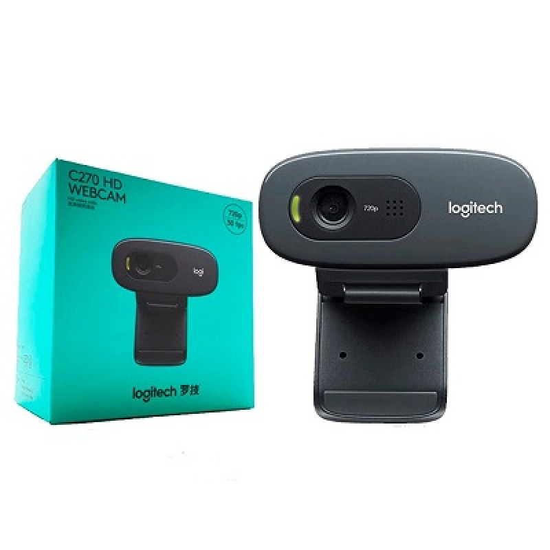 WEBCAM LOGITECH C270 HD 720 MICROFONO WIN/MAC OS/CHROME OS/ ANDROID image 7
