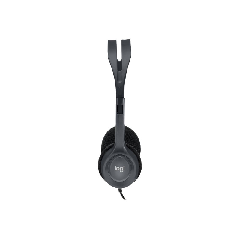 AUDIFONOS DIADEMA LOGITECH H111 JACK 3.5 MM GRIS image 9