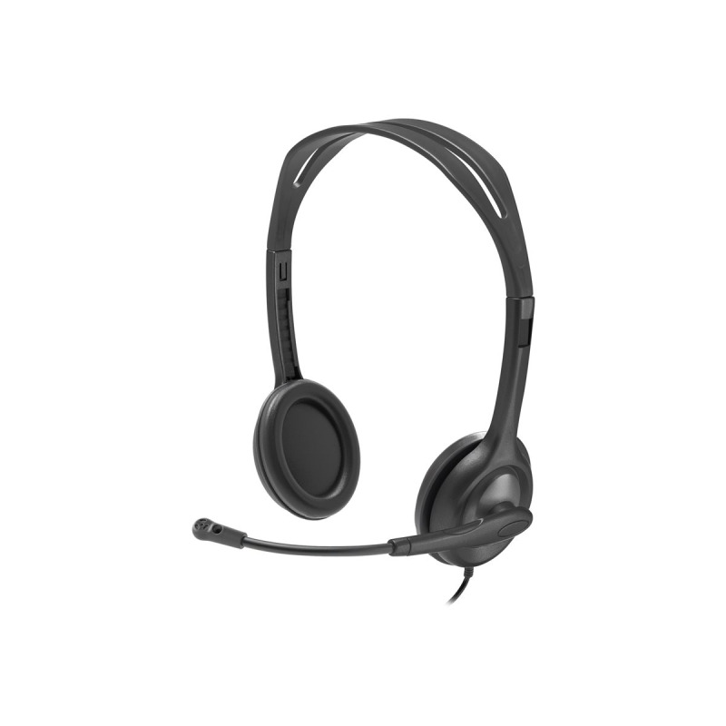 AUDIFONOS DIADEMA LOGITECH H111 JACK 3.5 MM GRIS image 16