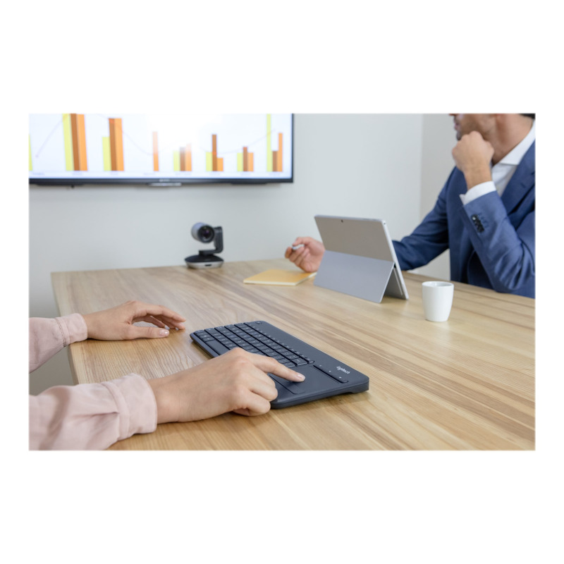 TECLADO LOGITECH K400 PLUS INALAMBRICO CON TOUCH PAD MINI USB UNIFYING PC/ANDROID/CHROME image 19