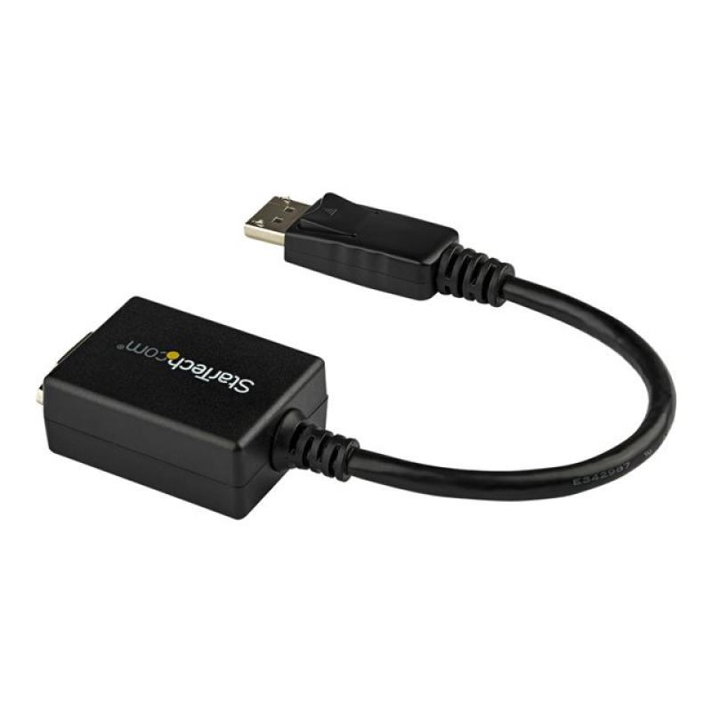 ADAPTADOR DE VIDEO DISPLAYPORT DP A VGA - CONVERTIDOR EXTERNO - CABLE ACTIVO - HEMBRA VGA - MACHO DP- HASTA 1920X1200 - STARTECH.COM MOD. DP2VGA2