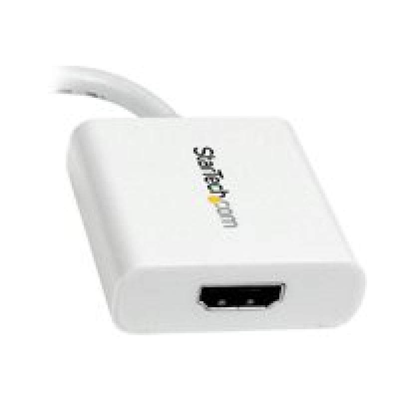 ADAPTADOR DE VIDEO MINI DISPLAYPORT® A HDMI® - CABLE CONVERTIDOR - HEMBRA HDMI - MACHO MINI DP - 1920X1200 - PASIVO - BLANCO - STARTECH.COM MOD. MDP2HDW image 2