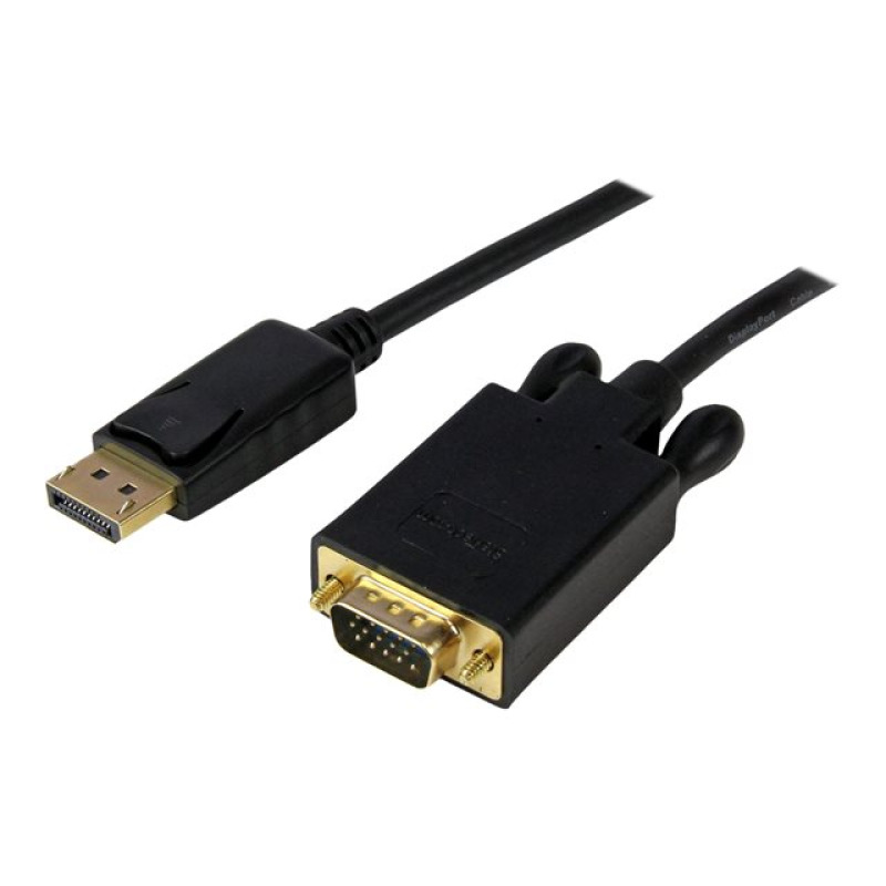 CABLE ADAPTADOR DE 1.8M CONVERTIDOR DE VIDEO DISPLAYPORT DP A VGA - ACTIVO - 1080P - NEGRO - STARTECH.COM MOD. DP2VGAMM6B image 4