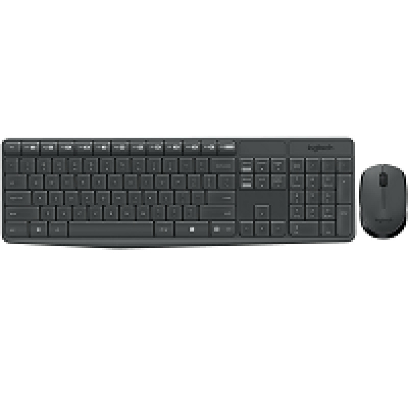 TECLADO/MOUSE LOGITECH MK235 GRIS INALAMBRICO USB PARA PC ALCANCE HASTA 10 MTS image 3