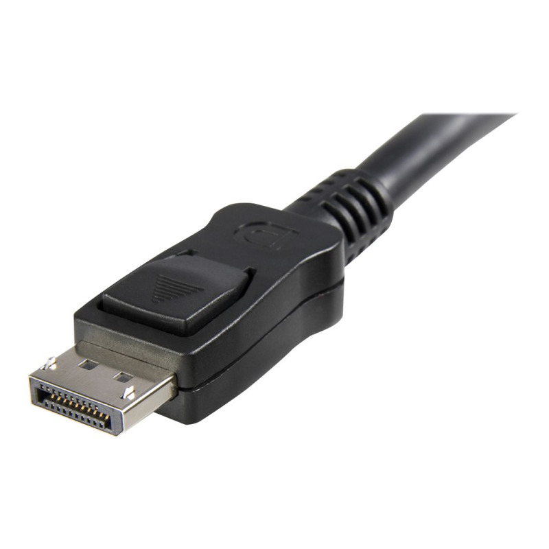 CABLE DE 1.8M CERTIFICADO DISPLAYPORT 1.2 4K CON CIERRE DE SEGURIDAD - 2X MACHO DP - STARTECH.COM MOD. DISPLPORT6L