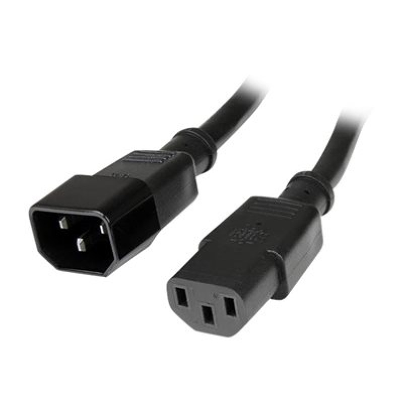 CABLE DE CORRIENTE DE 1.8M DE EXTENSION - C14 A C13 - 14 AWG - 15A 125V - CABLE EXTENSOR - STARTECH.COM MOD. PXT100146 image 13