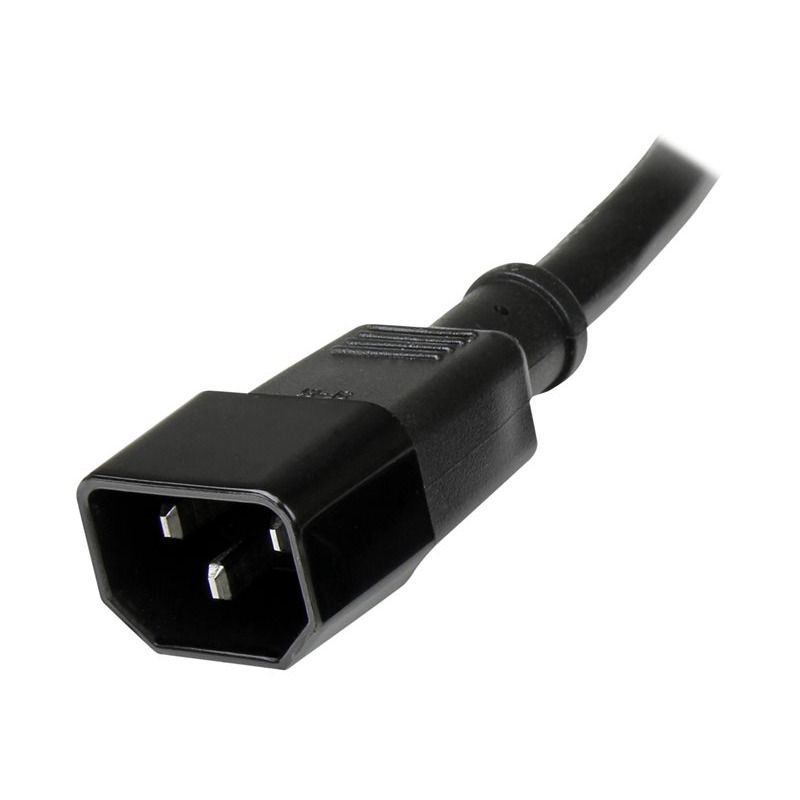 CABLE DE CORRIENTE DE 1.8M DE EXTENSION - C14 A C13 - 14 AWG - 15A 125V - CABLE EXTENSOR - STARTECH.COM MOD. PXT100146 image 15