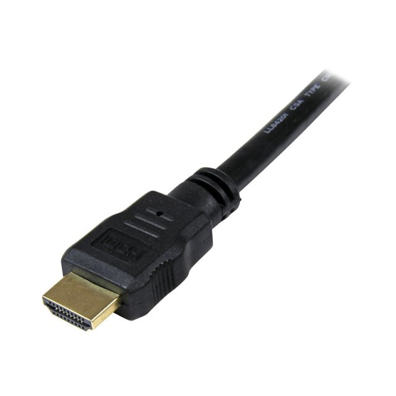 CABLE DE 3M HDMI - CABLE HDMI DE ALTA VELOCIDAD CON ETHERNET DE 4K - VIDEO UHD DE 4K A 30HZ - CABLE HDMI 1.4 - PARA MONITORES, PROYECTORES TV HDMI ULTRA HD - CABLE HDMI NEGRO STARTECH.COM