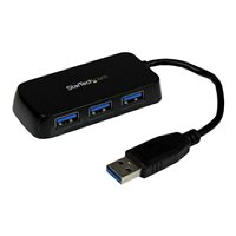 HUB USB 3.0 DE 4 PUERTOS - ADAPTADOR CONCENTRADOR HUB USB 3.0 SUPER SPEED 4 PUERTOS SALIDAS PORTATIL PARA LAPTOP COMPUTADORA - NEGRO - STARTECH.COM MOD. ST4300MINU3B image 9