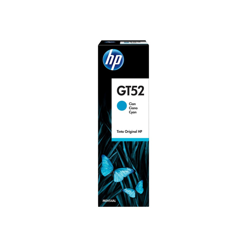 TINTA HP BOTE GT52 M0H54AL CIAN DESKJET GT5820/GT5810 70ML (8 000 PAG)