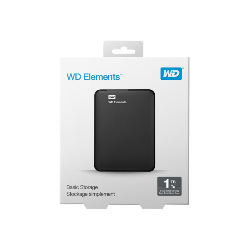 DISCO DURO EXTERNO WD ELEMENTS 1TB 2.5 PORTATIL USB3.0 NEGRO WINDOWS WDBUZG0010BBK-WESN image 2