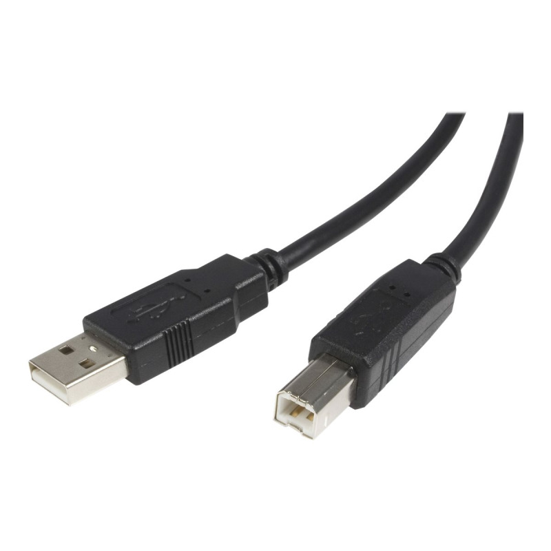 CABLE USB DE 1.8M PARA IMPRESORA - USB 2.0 CERTIFICADO - 1X USB-A MACHO - 1X USB-B MACHO - NEGRO - STARTECH.COM MOD. USB2HAB6