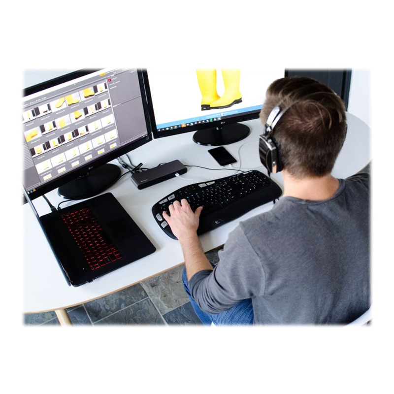 DOCKING STATION THUNDERBOLT 3 CON 2 SALIDAS DE VIDEO 4K PARA LAPTOPS WINDOWS Y MAC - ENTREGA DE POTENCIA PD 85W - STARTECH.COM MOD. TB3DK2DPPD image 2