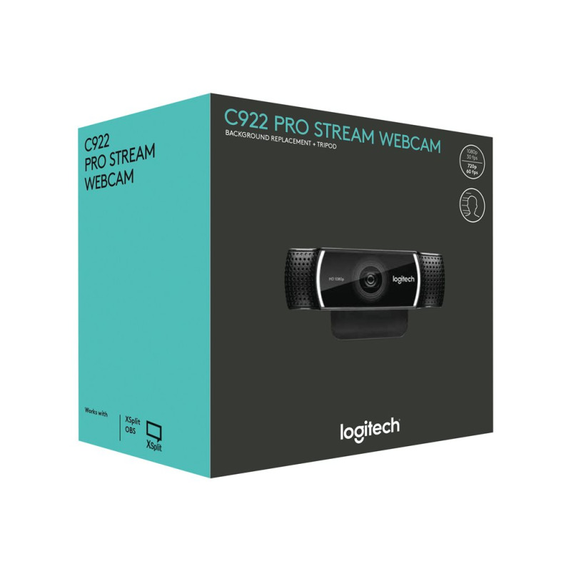 WEBCAM LOGITECH C922 PRO STREAM FULL HD 1080P ENFOQUE AUTOMATICO 2 MICOFONOS USB PC/MAC/ANDROID image 4