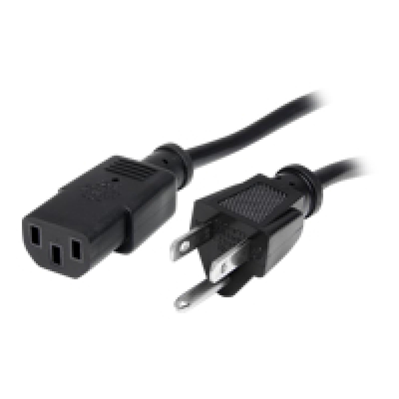 CABLE DE CORRIENTE DE 3M ESTANDAR DE ALIMENTACION PARA COMPUTADORA - 18 AWG - NEMA5-15P A C13 - 10A 125V - STARTECH.COM MOD. PXT101_10