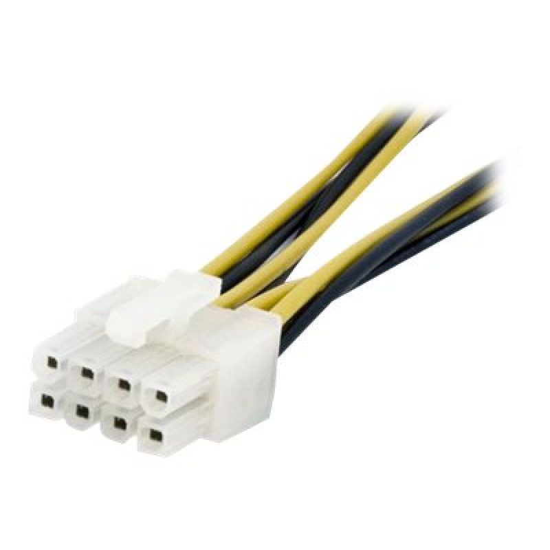 CABLE ADAPTADOR DE 15CM PARA FUENTE DE PODER - ALIMENTACIÓN CPU INTERNO 4 PINES A 8 PINES EPS CON LP4 - HEMBRA A MACHO - STARTECH.COM MOD. EPS48ADAP image 7