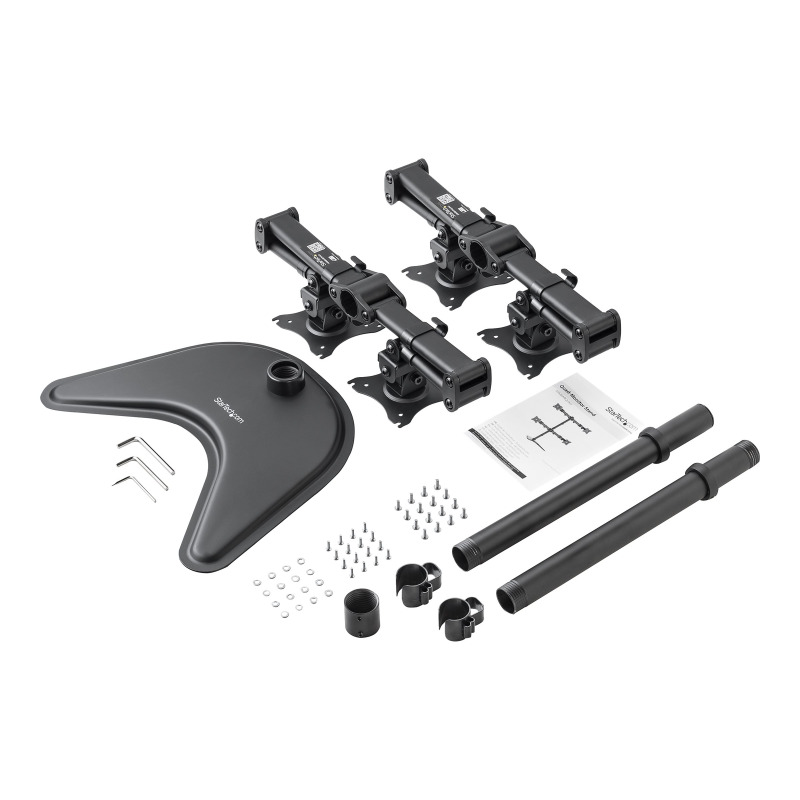 BASE DE SOPORTE AJUSTABLE VESA PARA 4 MONITORES DE HASTA 27 PULGADAS - STARTECH.COM MOD. ARMBARQUAD image 13