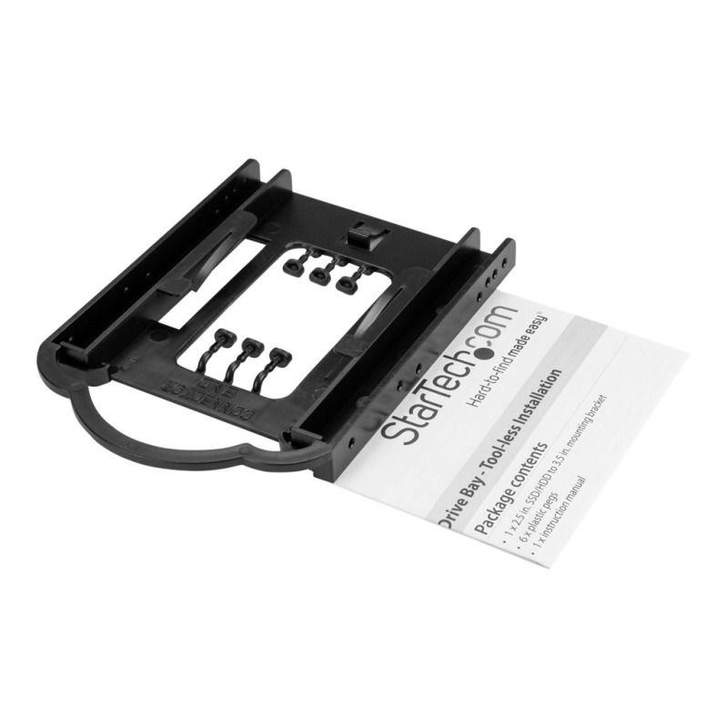 BRACKET DE MONTAJE DE DD/SSD DE 2.5 PARA BAHíA DE 3.5 PULGADAS - INSTALACION SIN HERRAMIENTAS - STARTECH.COM MOD. BRACKET125PT image 2