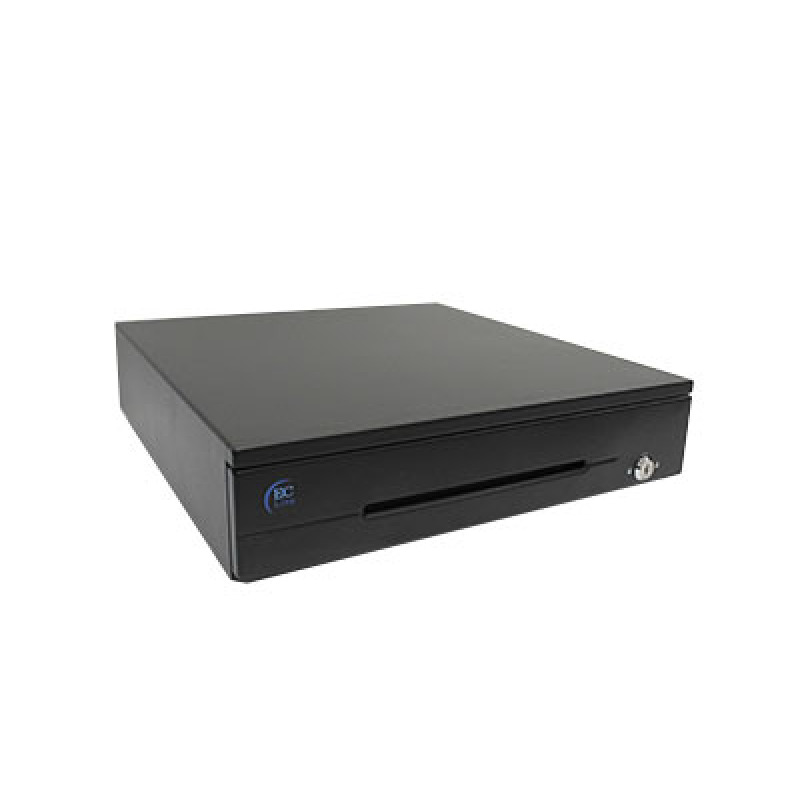 CAJON DE DINERO EC LINE HEAVY DUTY METALICO EC-CD-200M, NEGRO, COMPARTIMENTOS 5 BILLETES - 7 MONEDAS AJUSTABLE