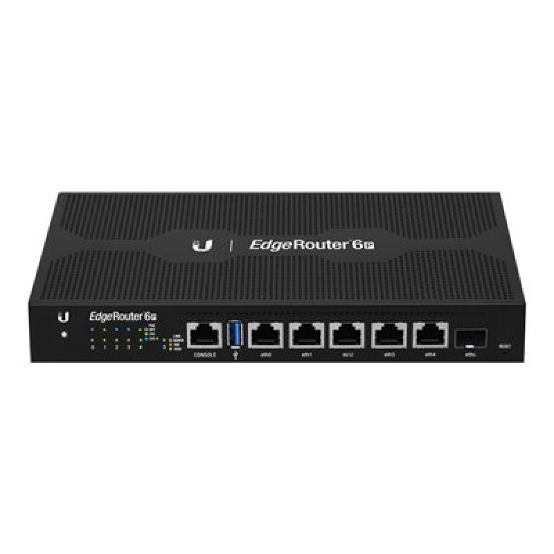EdgeRouter 6 PoE pasivo 24 V con 5 puertos 10/100/1000 Mbps  1 puerto SFP con funciones avanzadas de ruteo image 9
