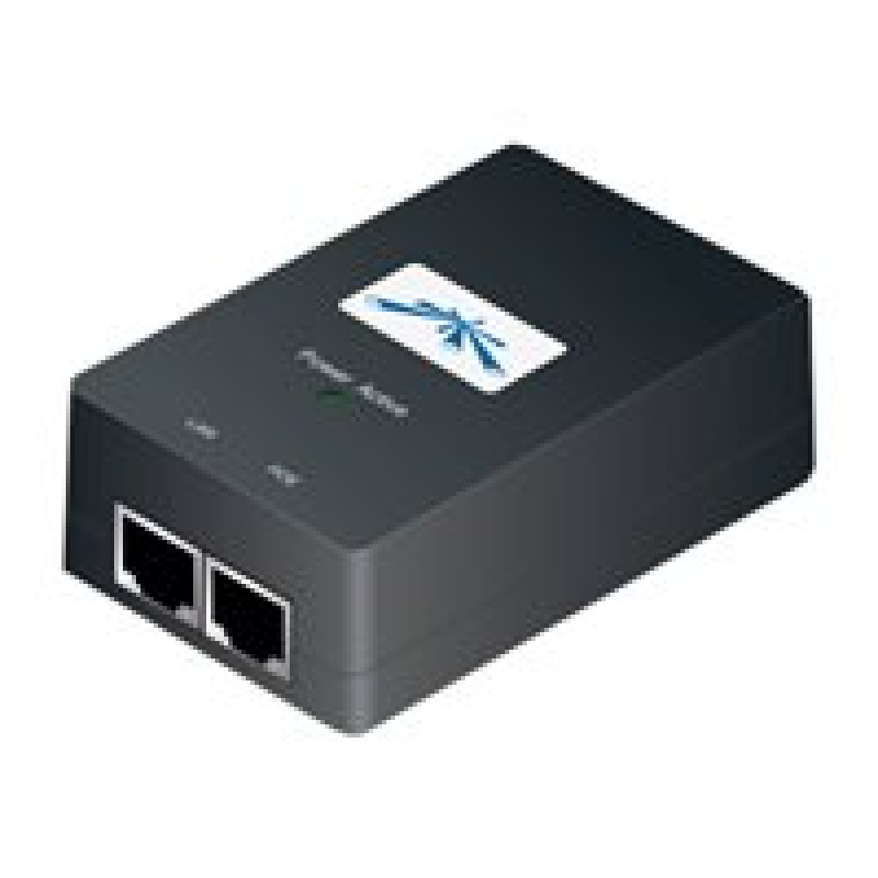 5 Unidades del Adaptador PoE Ubiquiti de 24 VDC 10 A con puerto Gigabit color blanco