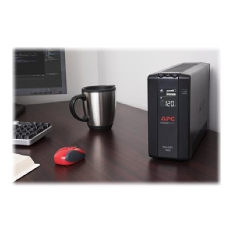 UNIDAD BACK UPS PRO BX 1000 VA, 8 TOMAS DE SALIDA, AVR, INTERFAZ LCD, LAM 60 HZ