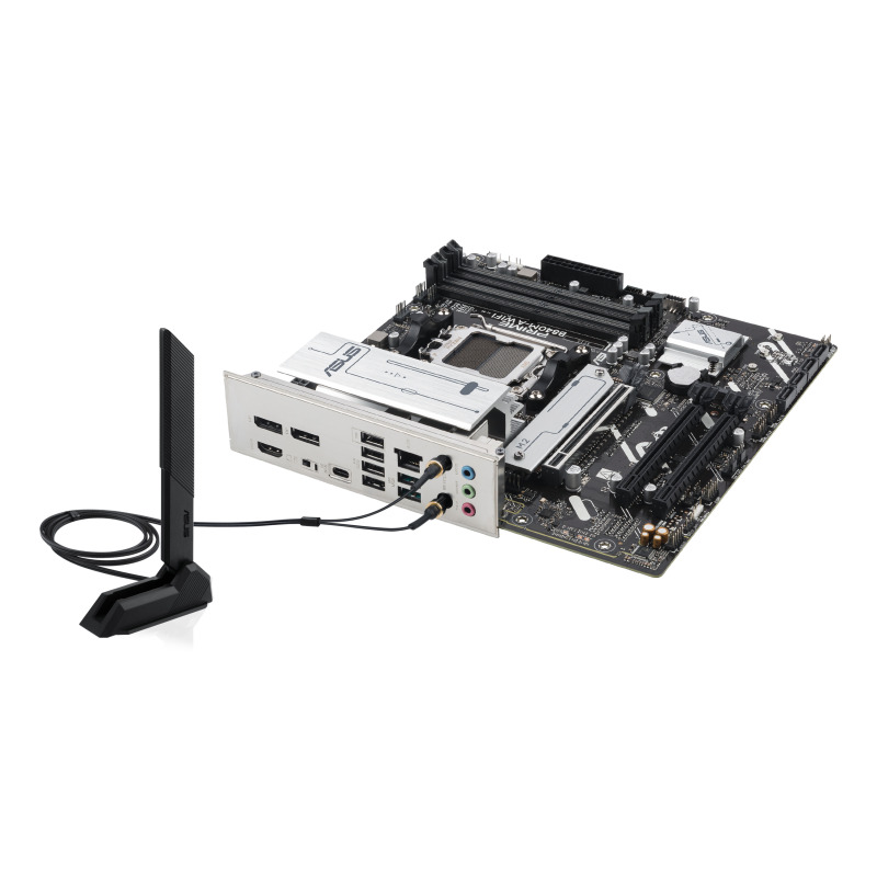 MOTHERBOARD ASUS (PRIME B840M-A WIFI) SOCKET AM5,4*DDR5,HDMI,2*DP,PCIE-4.0,WIFI6E, MICRO ATX image 15