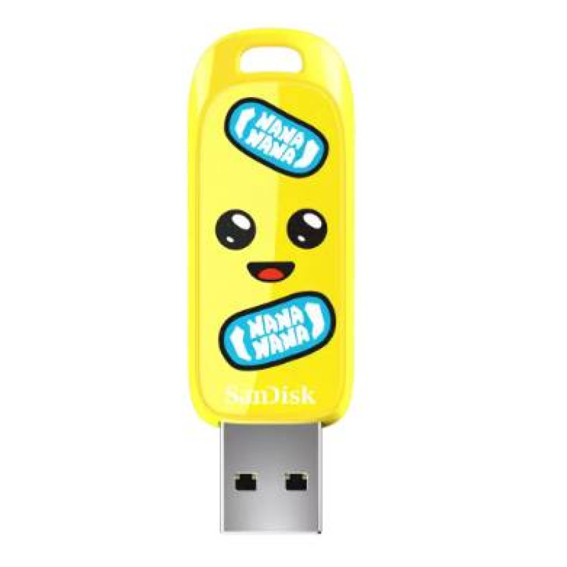 MEMORIA SANDISK 256GB USB 3.2 FORTNITE DRIVE EDICION BANANO SDCZIF-256G-G46