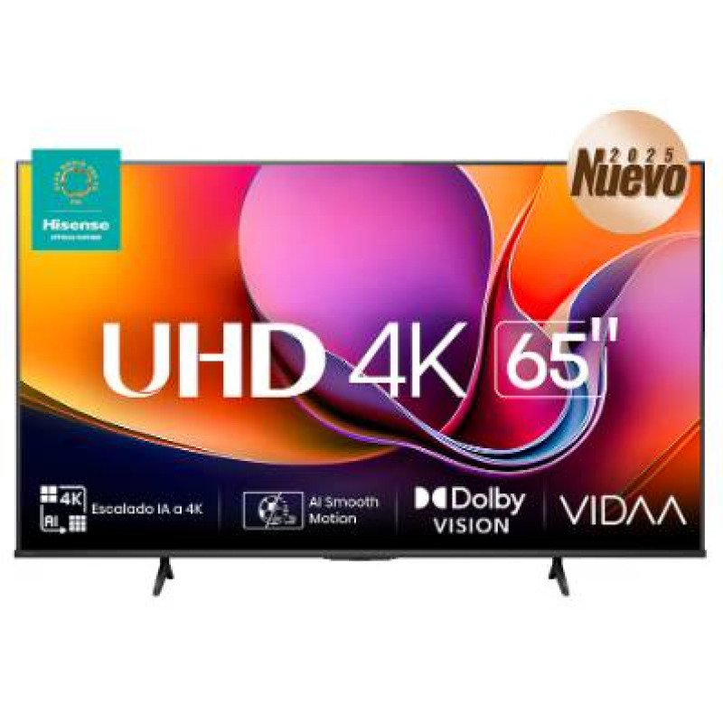 TELEVISION LED HISENSE 75 75A65NV SMART VIDAA,  4K UHD, DOLBY VISION HDR10, DTS VIRTUAL X