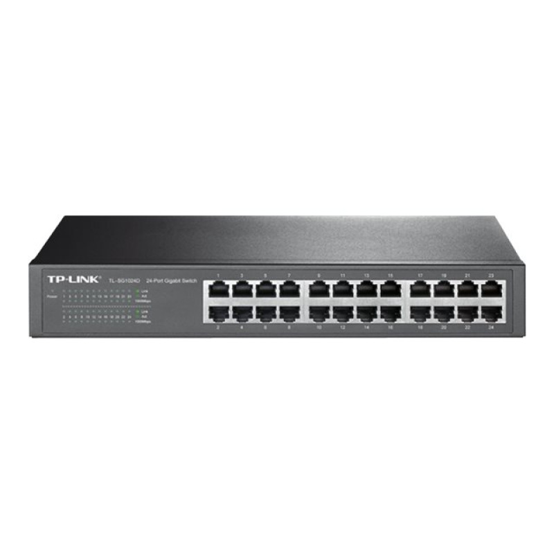 Switch Gigabit no administrable de 24 puertos 10/100/1000 Mbps para escritorio/rack image 2