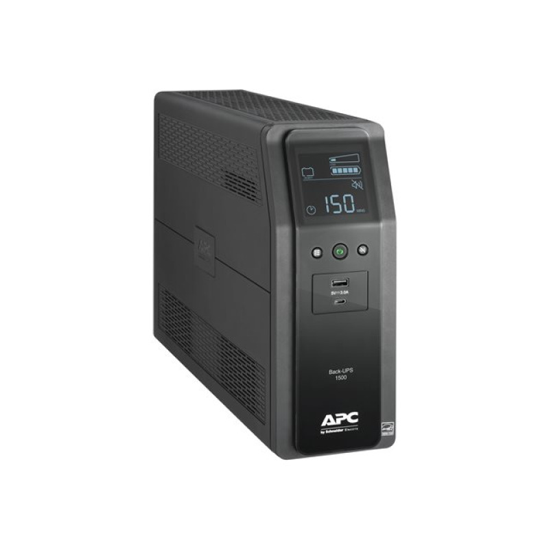 UNIDAD BACK UPS PRO BR 1500 VA, 10 TOMAS DE SALIDA, 2 PUERTOS USB DE CARGA, AVR, INTERFAZ LCD, LAM image 7