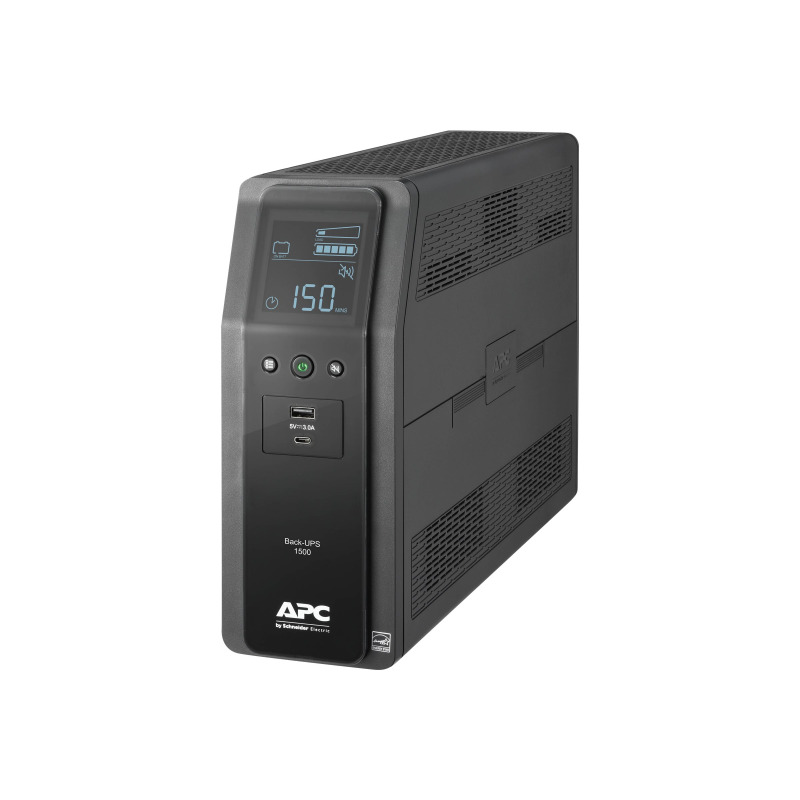 UNIDAD BACK UPS PRO BR 1500 VA, 10 TOMAS DE SALIDA, 2 PUERTOS USB DE CARGA, AVR, INTERFAZ LCD, LAM image 11
