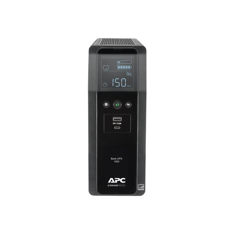 UNIDAD BACK UPS PRO BR 1500 VA, 10 TOMAS DE SALIDA, 2 PUERTOS USB DE CARGA, AVR, INTERFAZ LCD, LAM image 16
