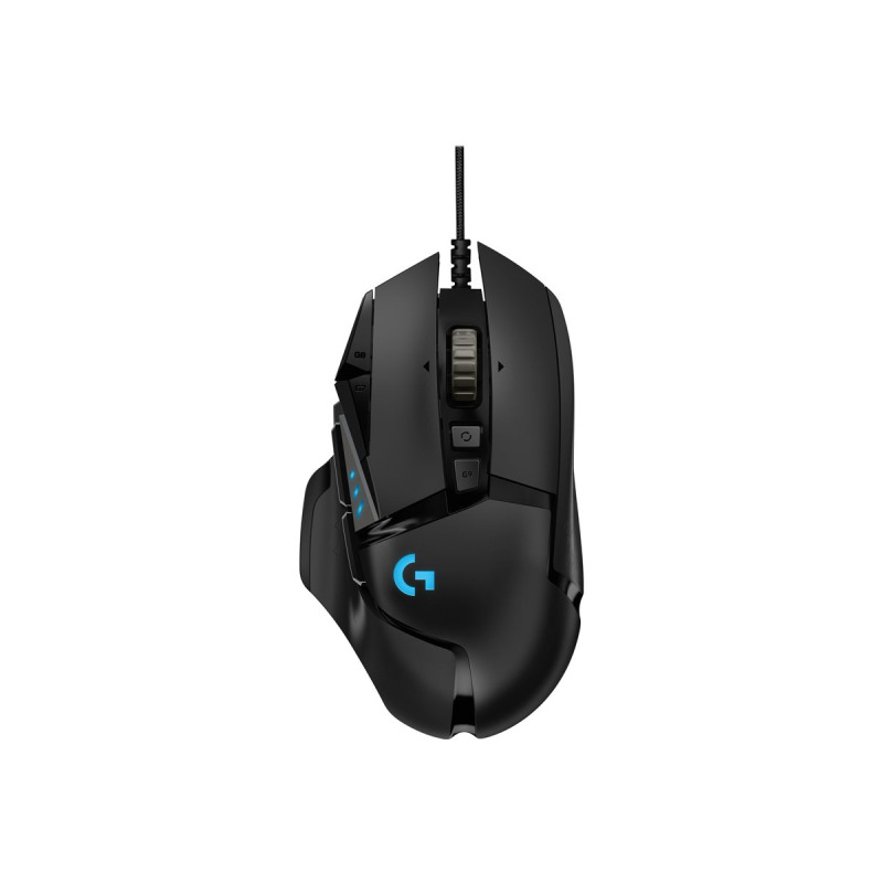 MOUSE GAMING LOGITECH G502 HERO NEGRO ALAMBRICO USB LIGHTSYNC RGB 16K DPIS image 10