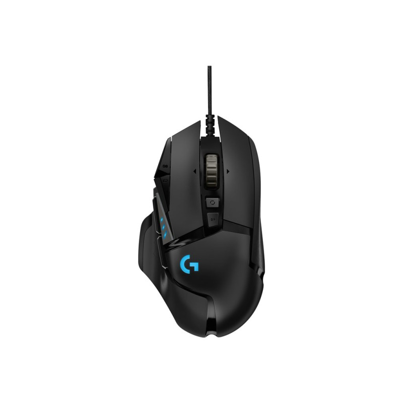 MOUSE GAMING LOGITECH G502 HERO NEGRO ALAMBRICO USB LIGHTSYNC RGB 16K DPIS image 2