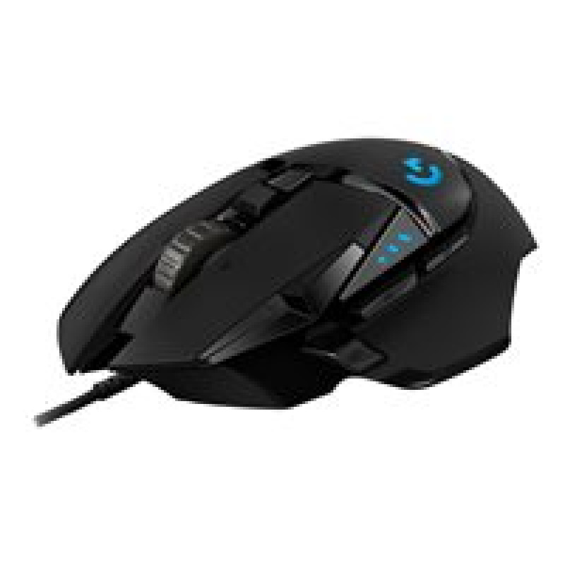 MOUSE GAMING LOGITECH G502 HERO NEGRO ALAMBRICO USB LIGHTSYNC RGB 16K DPIS image 3