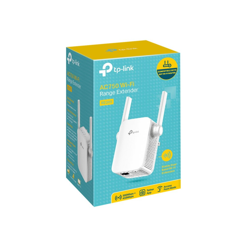 Repetidor / Extensor de Cobertura WiFi AC 750 Mbps doble banda 24 GHz y 5 GHz con 1 puerto 10/100 Mbps con 2 antenas externas image 12