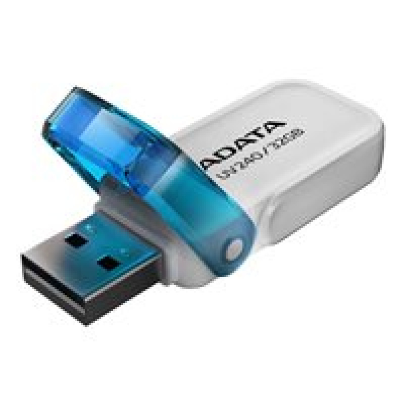 MEMORIA ADATA 32GB USB 2.0 UV240 BLANCO ( AUV240-32G-RWH)