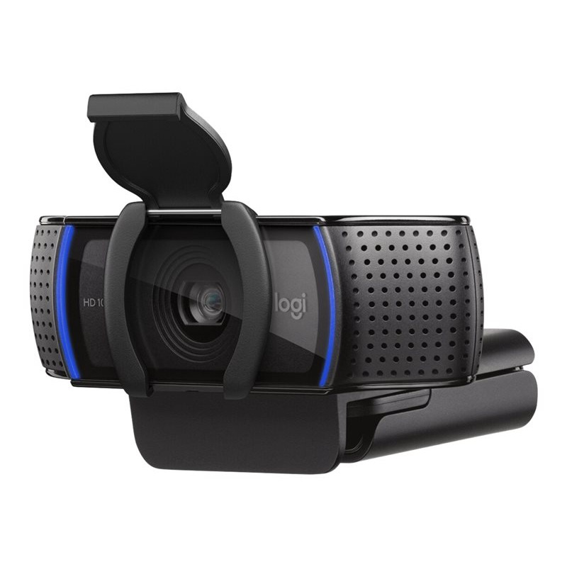 WEBCAM LOGITECH C920S FULL HD 1080P A 30 FPS ZOOM 1.2X 3MP ENFOQUE AUTOMATICO TAPA PARA LA LENTE NEGRO image 10