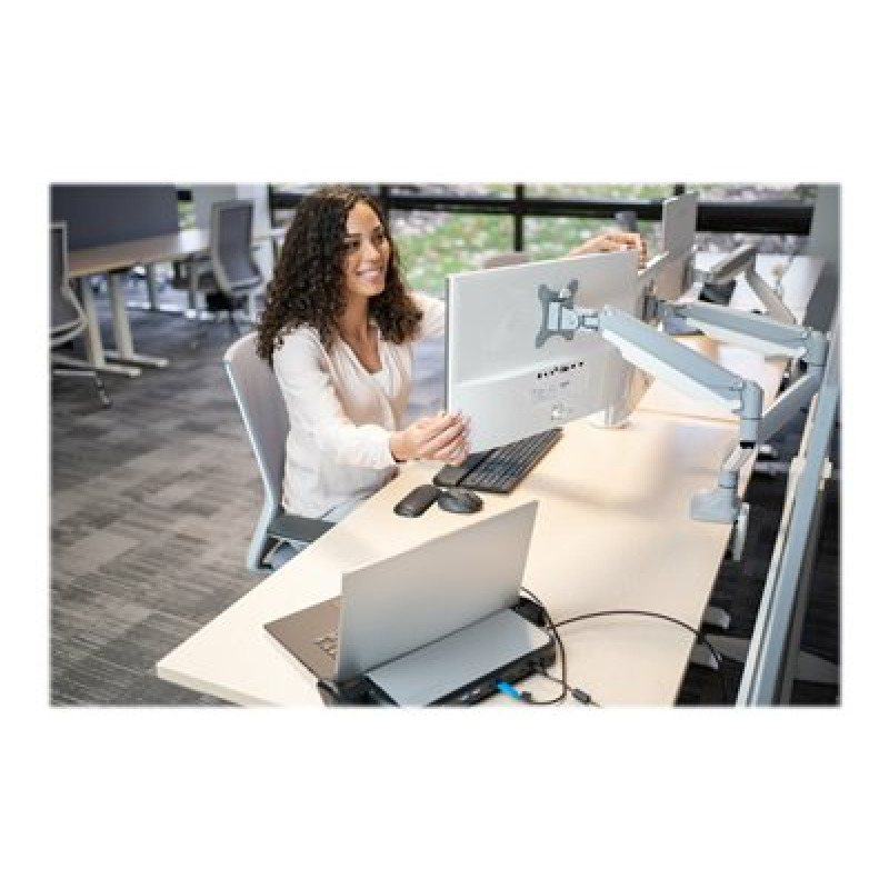 Kensington Brazo SmartFit® de altura ajustable con controles de un solo toque para dos monitores image 3