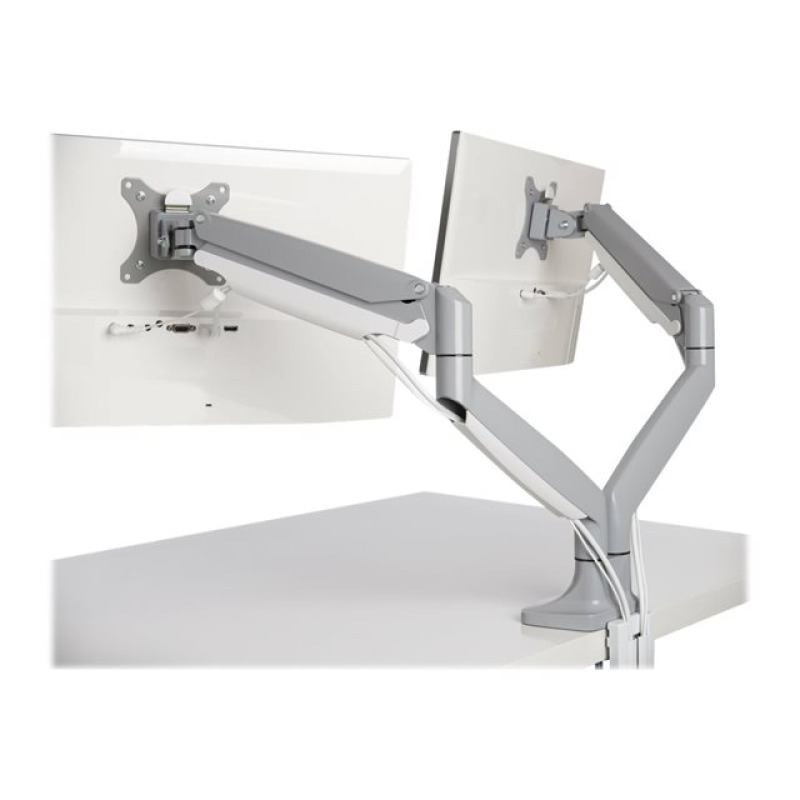 Kensington Brazo SmartFit® de altura ajustable con controles de un solo toque para dos monitores