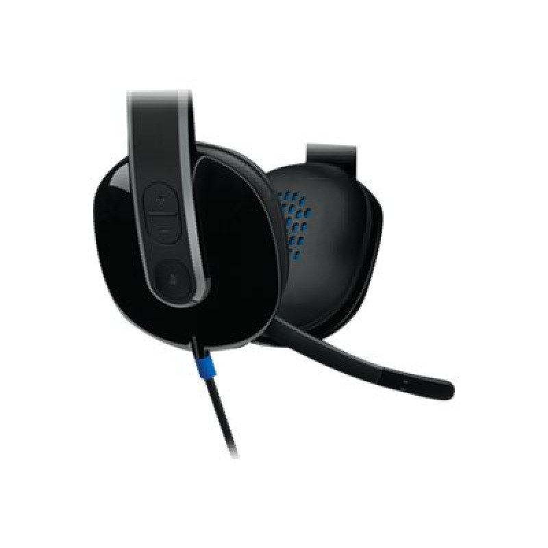 DIADEMA CON MICROFONO LOGITECH H540 USB CONTROLES INTEGRADOS AL AURICULAR image 8