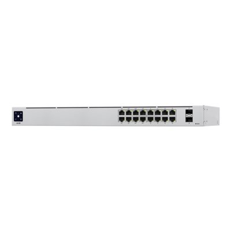 UniFi Switch USW16POE Gen2 Capa 2 de 16 puertos 8 puertos PoE 8023af/at  8 puertos Gigabit  2 puertos 1G SFP 42W pantalla informativa image 11
