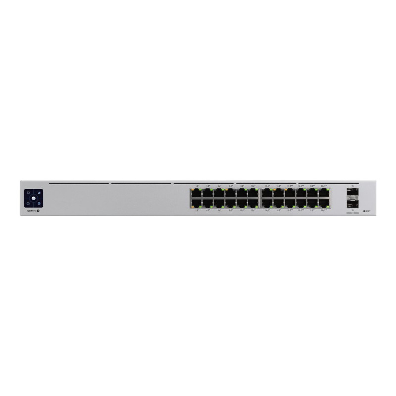 UniFi Switch USWPro24POE Gen2 con funciones capa 3 de 24 puertos PoE 8023at/bt  2 puertos 1/10G SFP 400W pantalla informativa image 8
