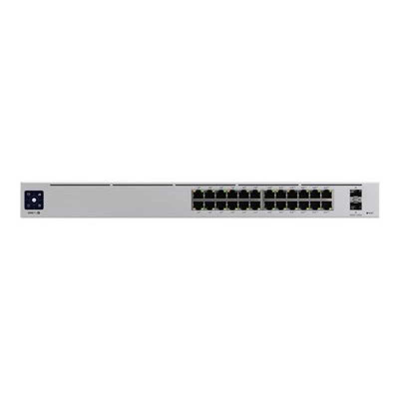 UniFi Switch USWPro24POE Gen2 con funciones capa 3 de 24 puertos PoE 8023at/bt  2 puertos 1/10G SFP 400W pantalla informativa image 9