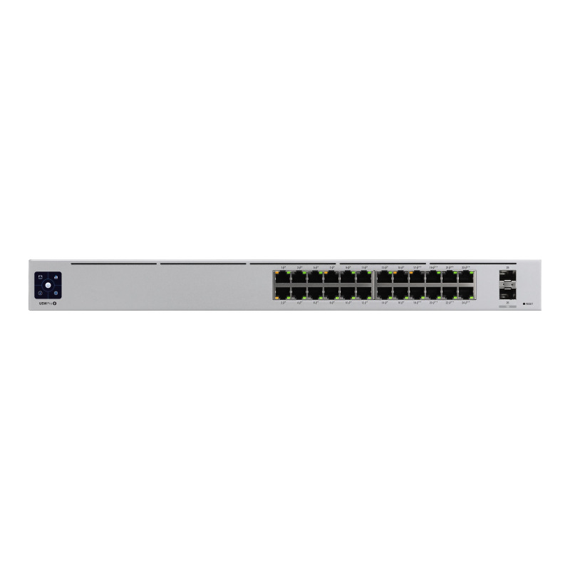 UniFi Switch USWPro24POE Gen2 con funciones capa 3 de 24 puertos PoE 8023at/bt  2 puertos 1/10G SFP 400W pantalla informativa image 15