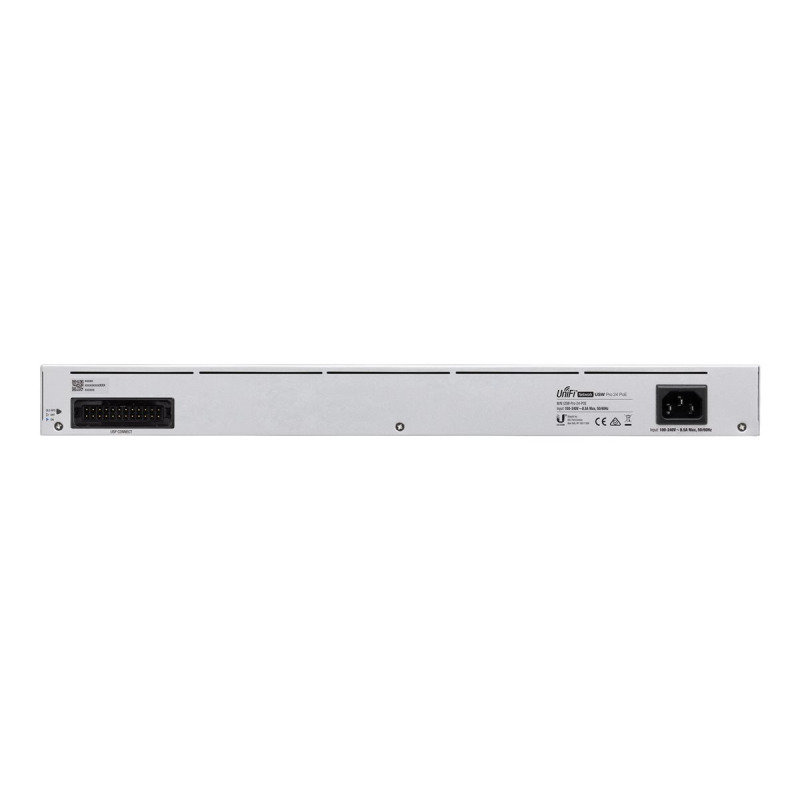 UniFi Switch USWPro24POE Gen2 con funciones capa 3 de 24 puertos PoE 8023at/bt  2 puertos 1/10G SFP 400W pantalla informativa image 4