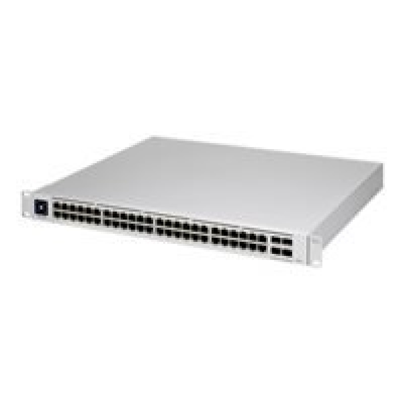 UniFi Switch USWPro48POE Gen2 Capa 3 de 48 puertos PoE 8023at/bt  4 puertos 1/10G SFP 600W pantalla informativa image 13