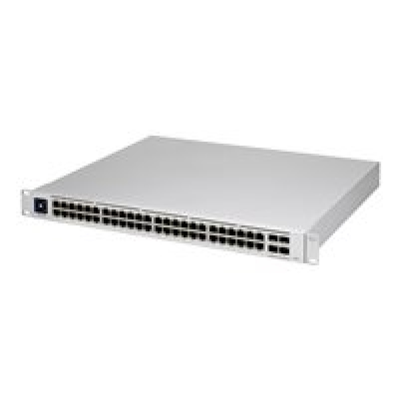 UniFi Switch USWPro48POE Gen2 Capa 3 de 48 puertos PoE 8023at/bt  4 puertos 1/10G SFP 600W pantalla informativa image 4